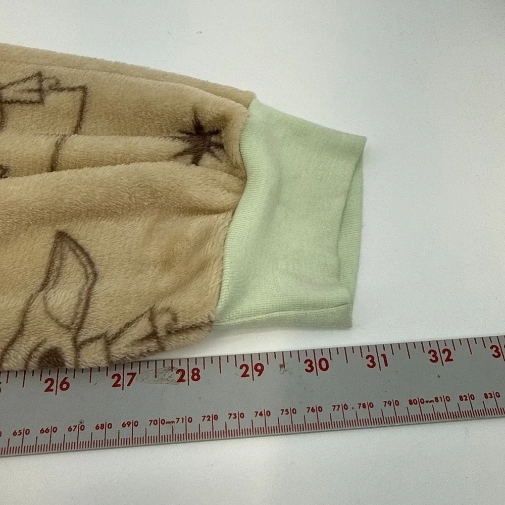 Disney Lucas Film Baby Yoda Pajamas Womens S 4-6 Fleece Costume One Piece PJs - Picture 10 of 10